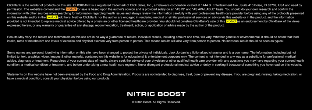 Product Ingredients & Formulation getnitricboost1